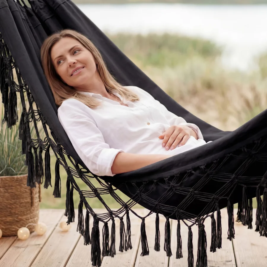 Hagehengekøye med Frynser Boho Sois XXL – Outtec – bilde 3 av 5