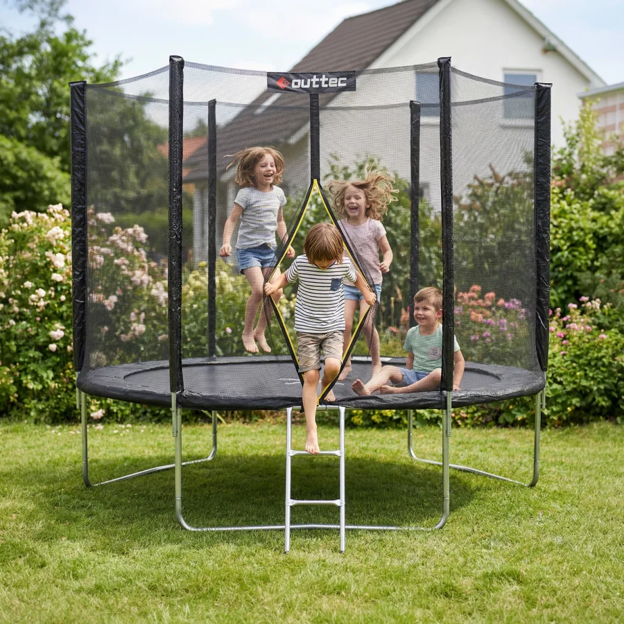 Trampoline Utendørshopp 244 cm 8 fot – Outtec – bilde 5 av 5