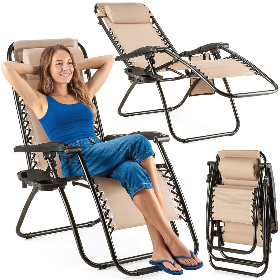 Zero Gravity sammenleggbar hage- og strandstol – Luverno – bilde 1 av 5