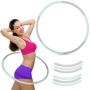 Sammenleggbar Hulabøyle Med Massasjeapparat, Neopren, 100 Cm, Gymtek
