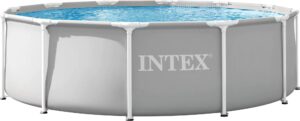 Prism Frame Pool 366x99 cm Med 12V Intex Pumpe