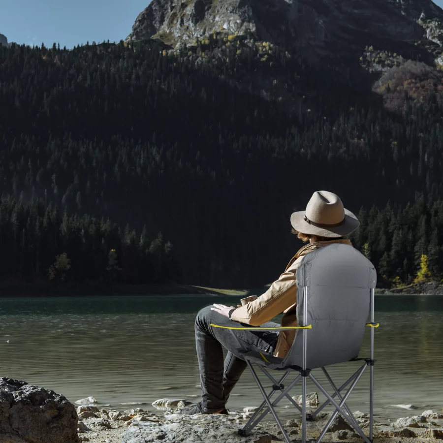 Travel+ sammenleggbar campingstol med trekk – bilde 5 av 5