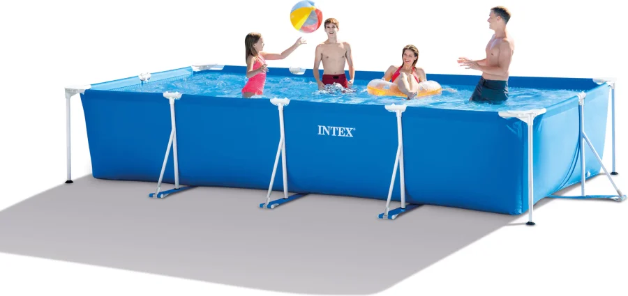 Rektangulært rammebasseng 450 × 220 × 84 cm – Intex – bilde 3 av 5