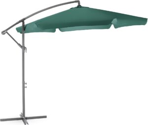 Klassisk 300 cm Outtec Hageparasoll Med Utkraget Arm