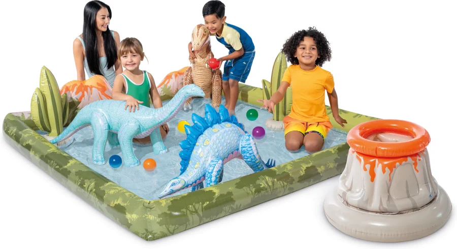 Svømmebasseng, Lekeplass Jurassic Park 201 × 201 × 36 cm – Intex – bilde 2 av 5