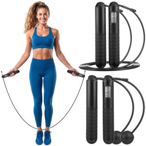 Gymtek Double Jump Pro 2-I-1 Trådløst Hoppetau Med Teller