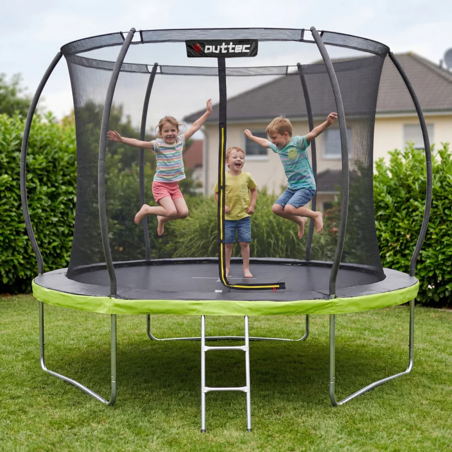 Trampoline med gresskarmotiv 244 cm 8 fot – Outtec – bilde 5 av 5