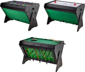 Outtec 3-I-1 Bordfotball, Biljard, Airhockey
