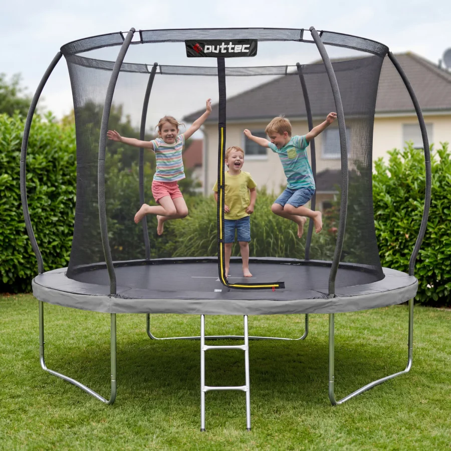 Trampoline med gresskarmotiv 244 cm 8 fot – Outtec – bilde 5 av 5