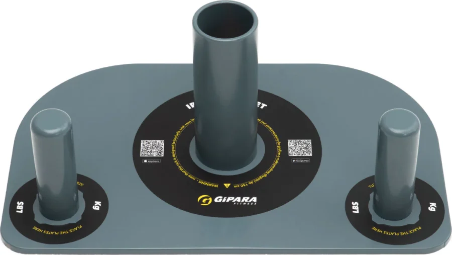 Jernpumpesett Uretanvekter med stativ 29,5 kg Gipara – bilde 5 av 5
