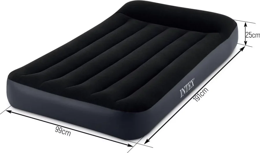 Enkelmadrass 99 × 191 × 25 cm – Intex – bilde 2 av 5