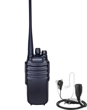 Dp-10 Walkie-Talkie + Ep-2X Samcom-Hodetelefoner