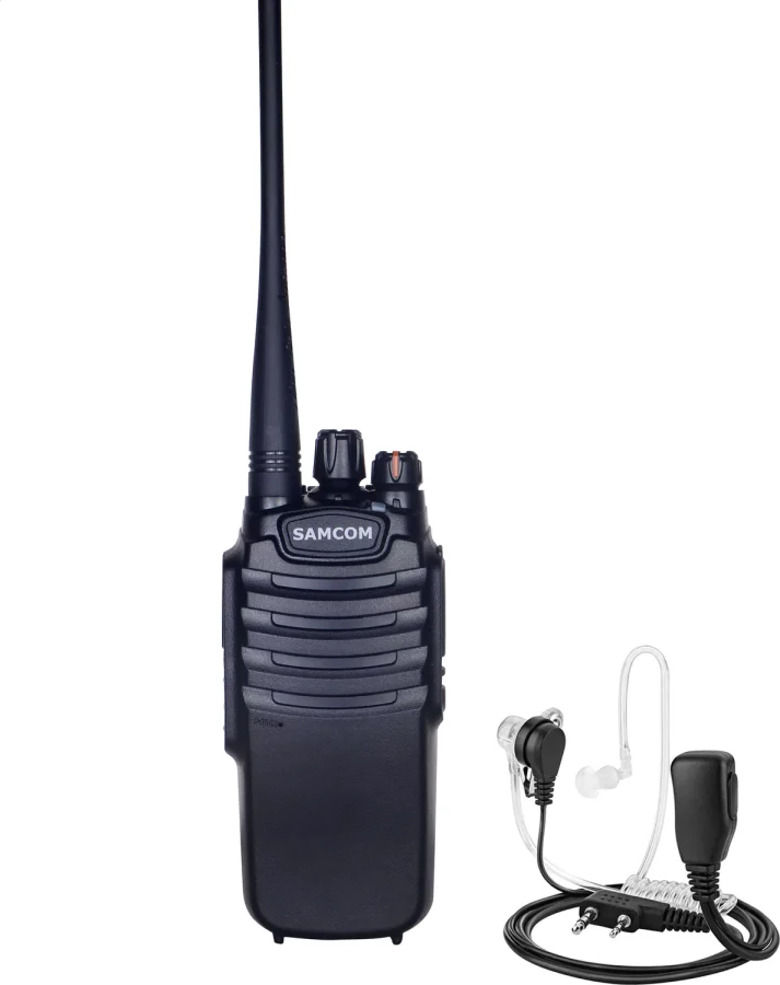 Dp-10 Walkie-Talkie + Ep-2 × Samcom-Hodetelefoner – bilde 1 av 5