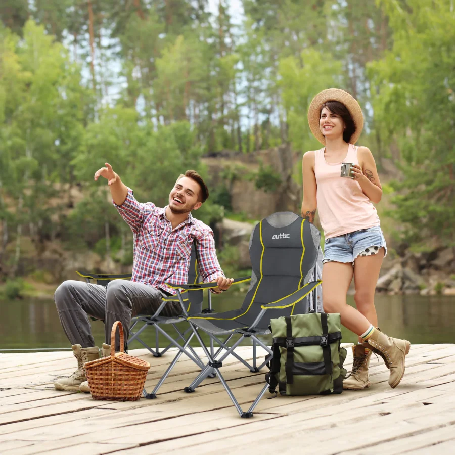 Travel+ sammenleggbar campingstol med trekk – bilde 4 av 5