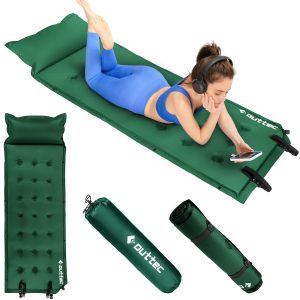 Selvoppblåsende Matte Med Naps-Pute 193X68X3,5 Cm Outtec