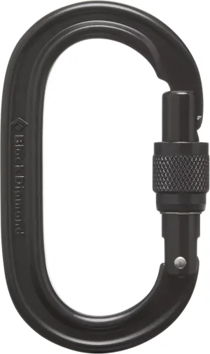 Oval Nøkkellås Skrukarabinkrok Black Diamond