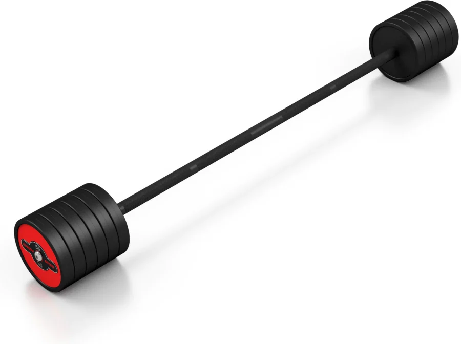 Vektstang 55 kg gummibelagt rett – Marbo Sport – bilde 2 av 3