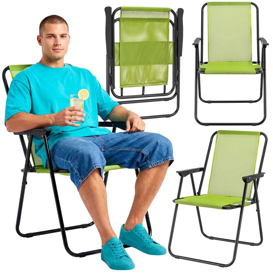 Sammenleggbar hagestol Breeze Textline – Outtec – bilde 1 av 5