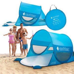 Selvmonterbart Strandtelt, Easyshade Uv50 Outtec-Skjerm