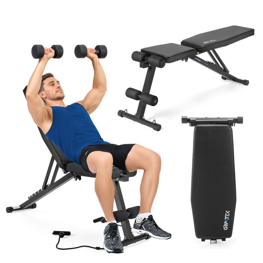 Sammenleggbar treningsbenk Xl400 – Gymtek – bilde 1 av 5