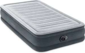 Intex Comfort Plush Twin 99X191X33 Cm Enkeltmadrass Med Innebygd Elektrisk Pumpe