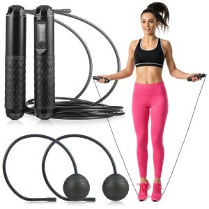 Gymtek Trådløst Hoppetau Med Teller Og Display