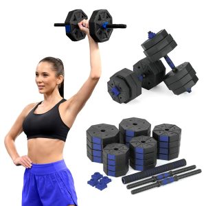 Gymtek 2X20Kg Justerbart Manualsett Med Vektstang