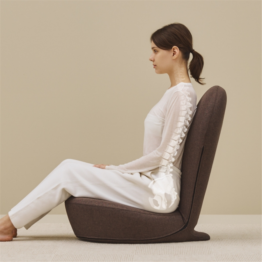Ergonomisk Sittestol Stretch Chair – grå 75 × 57 × 75 – bilde 8 av 8