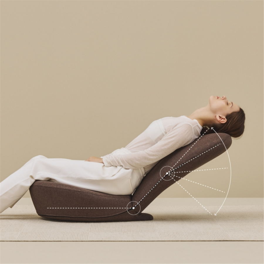 Ergonomisk Sittestol Stretch Chair – grå 75 × 57 × 75 – bilde 7 av 8