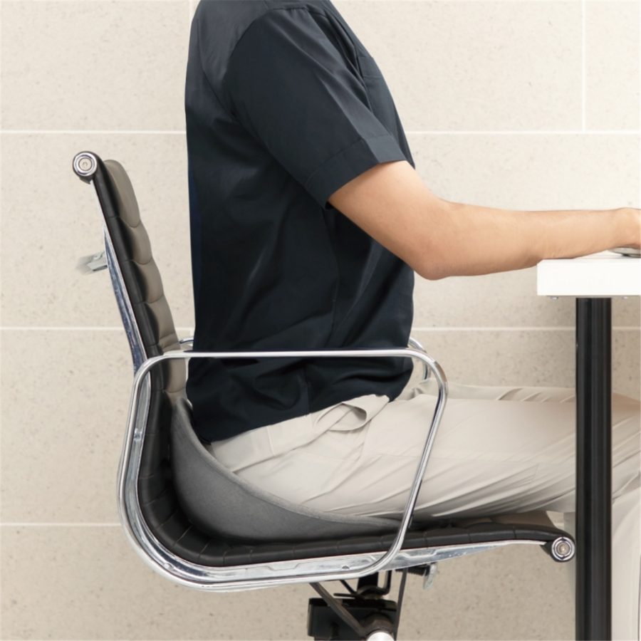 Ergonomisk Sittepute Kura Seat – grå – bilde 4 av 5