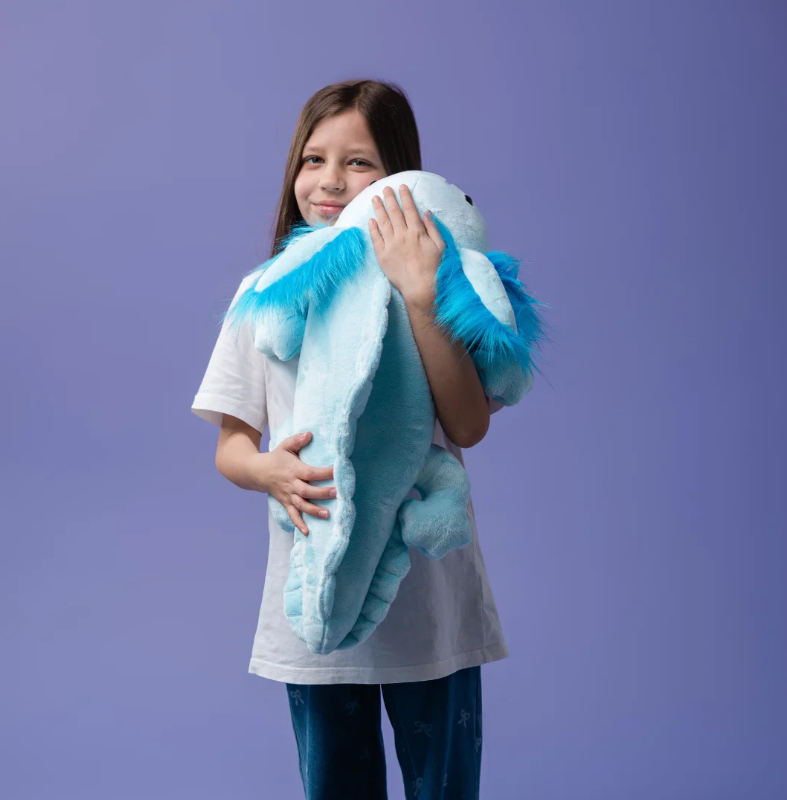 Tyngdebamse Hugly Milo – Aksolotl 2,5 kg – bilde 6 av 6