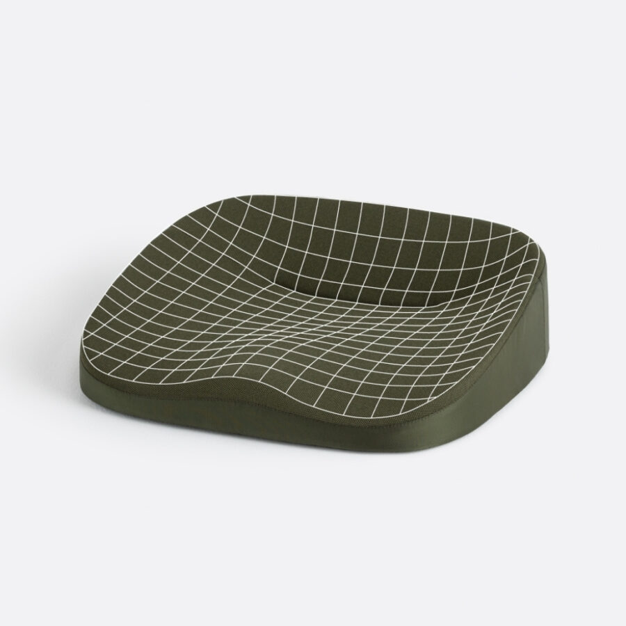 Ergonomisk Sittepute Kura Seat Soft – Olivengrønn – bilde 3 av 5