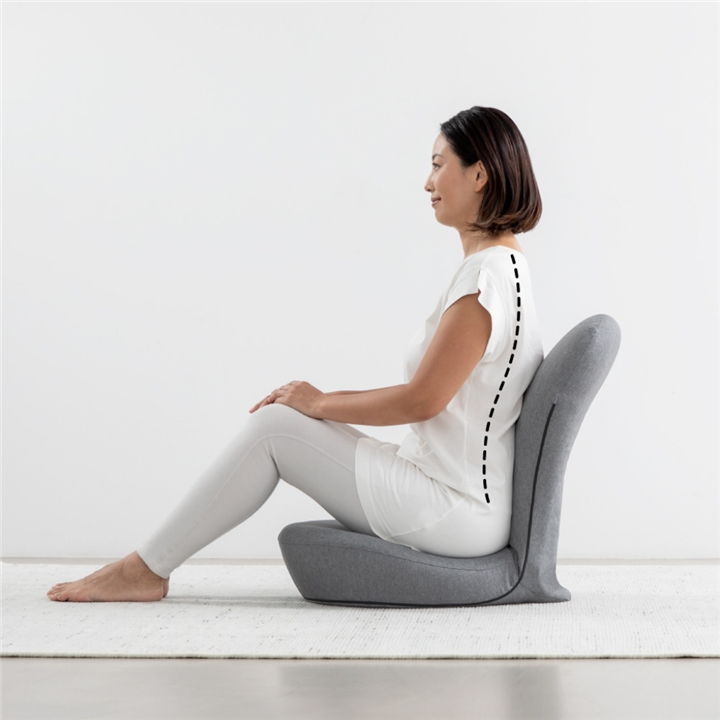 Ergonomisk Sittestol Stretch Chair – grå 48 × 58 × 15 – bilde 5 av 8